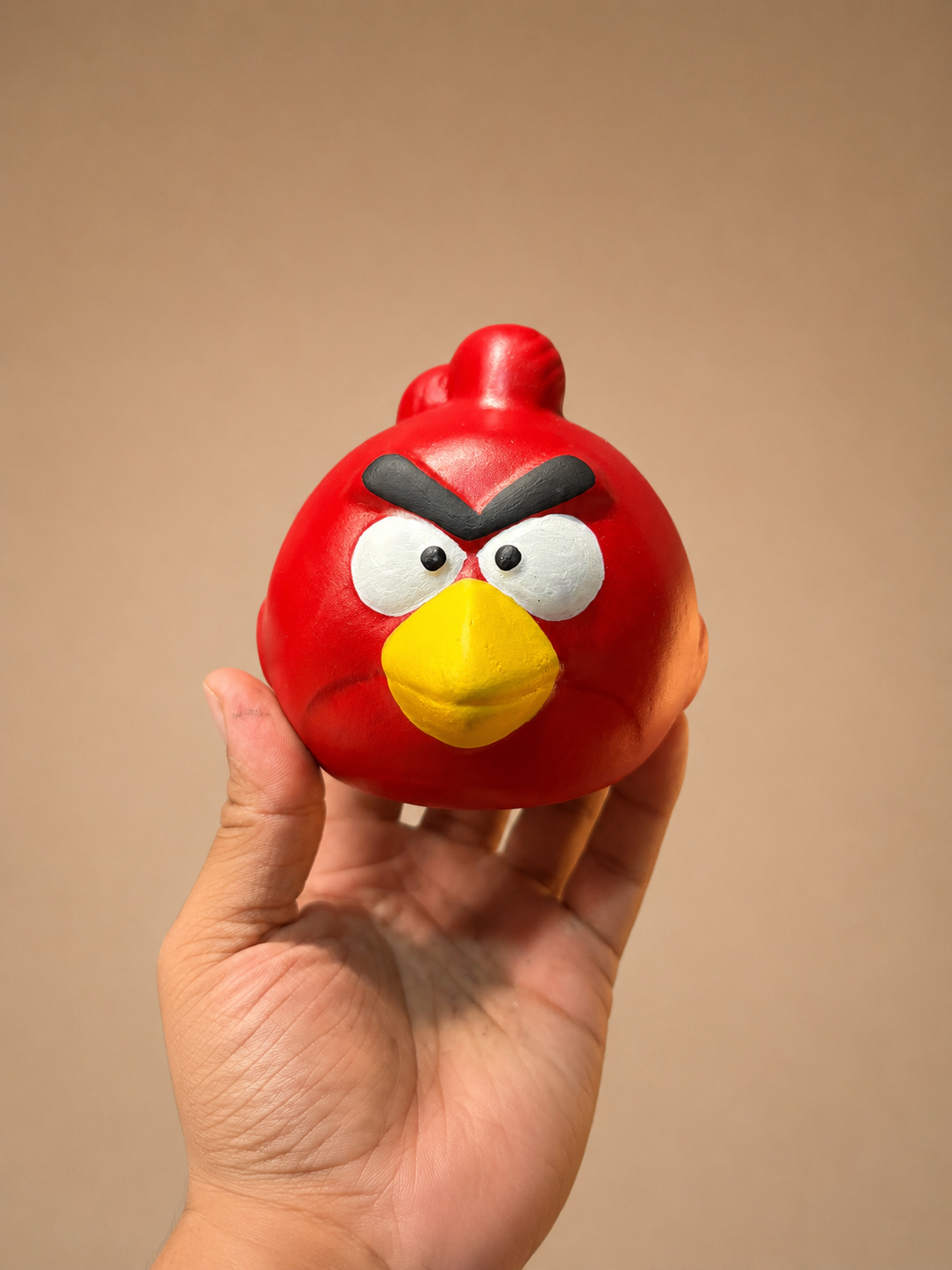 Handpainted Angry Birds Terracotta Piggy Bank