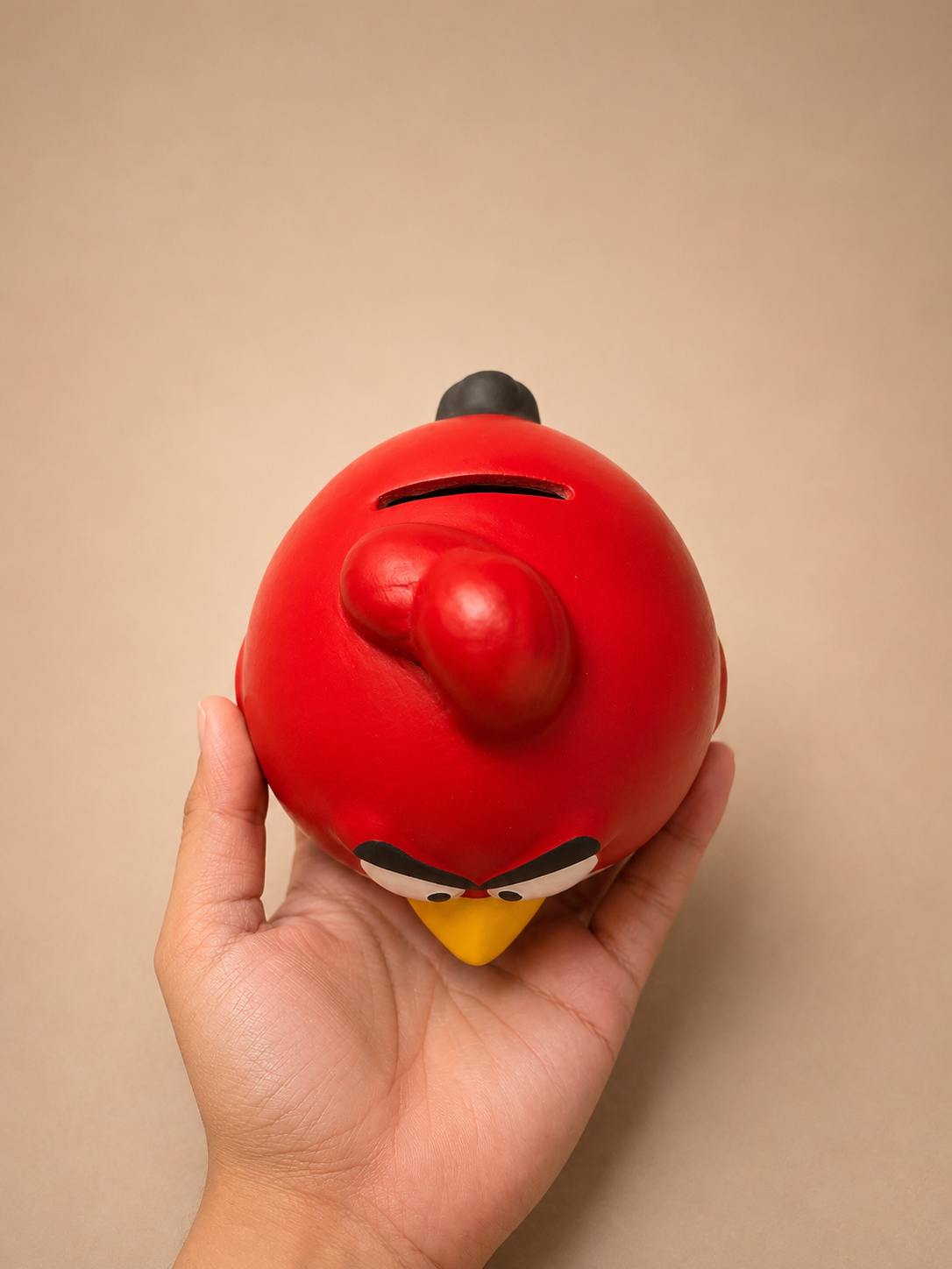 Handpainted Angry Birds Terracotta Piggy Bank
